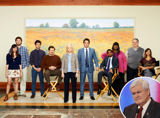Parks and Recreation, Newt Gringrich Parks and Recreation, Newt Gringrich